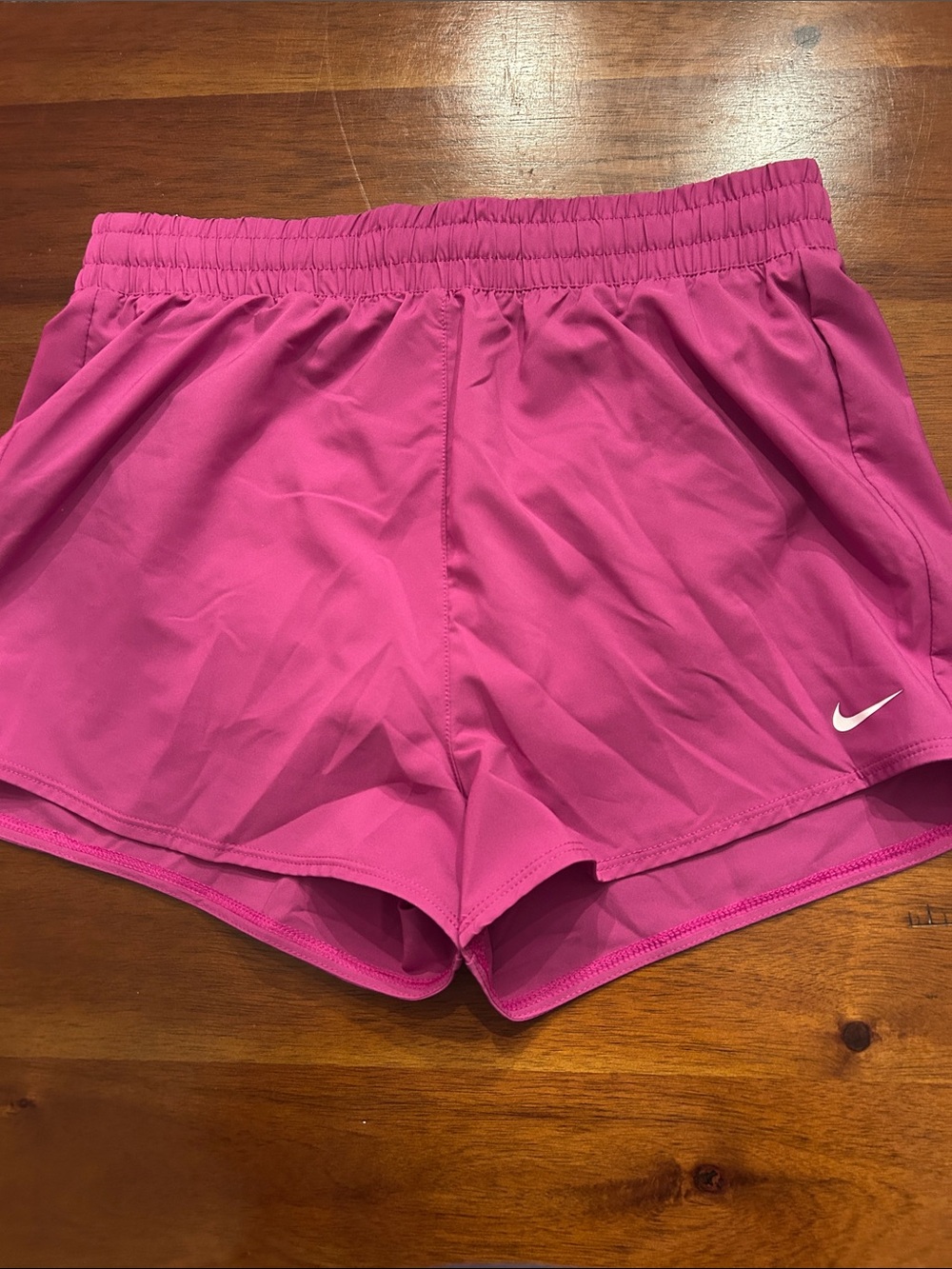 Nike Women's Pink/Purpleish Athletic Running Shorts